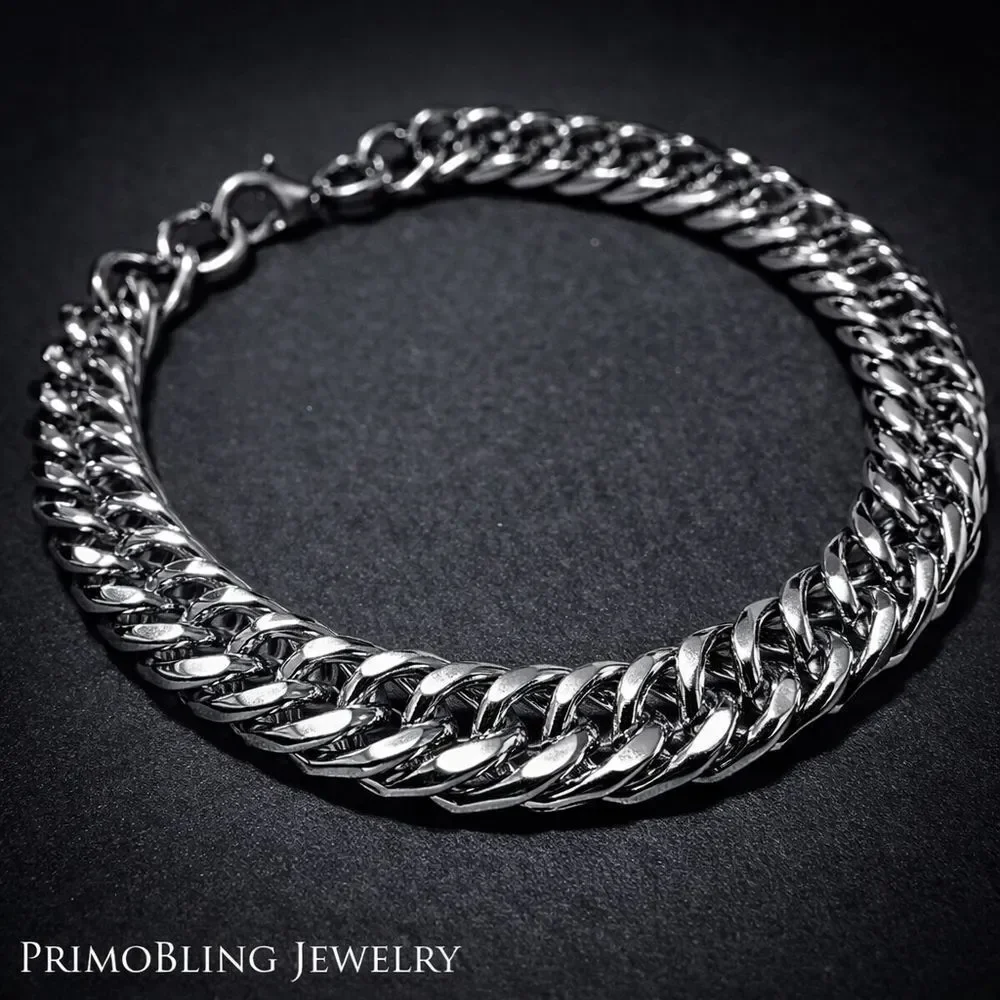 Stainless steel multi Cuban Link Bracelet
